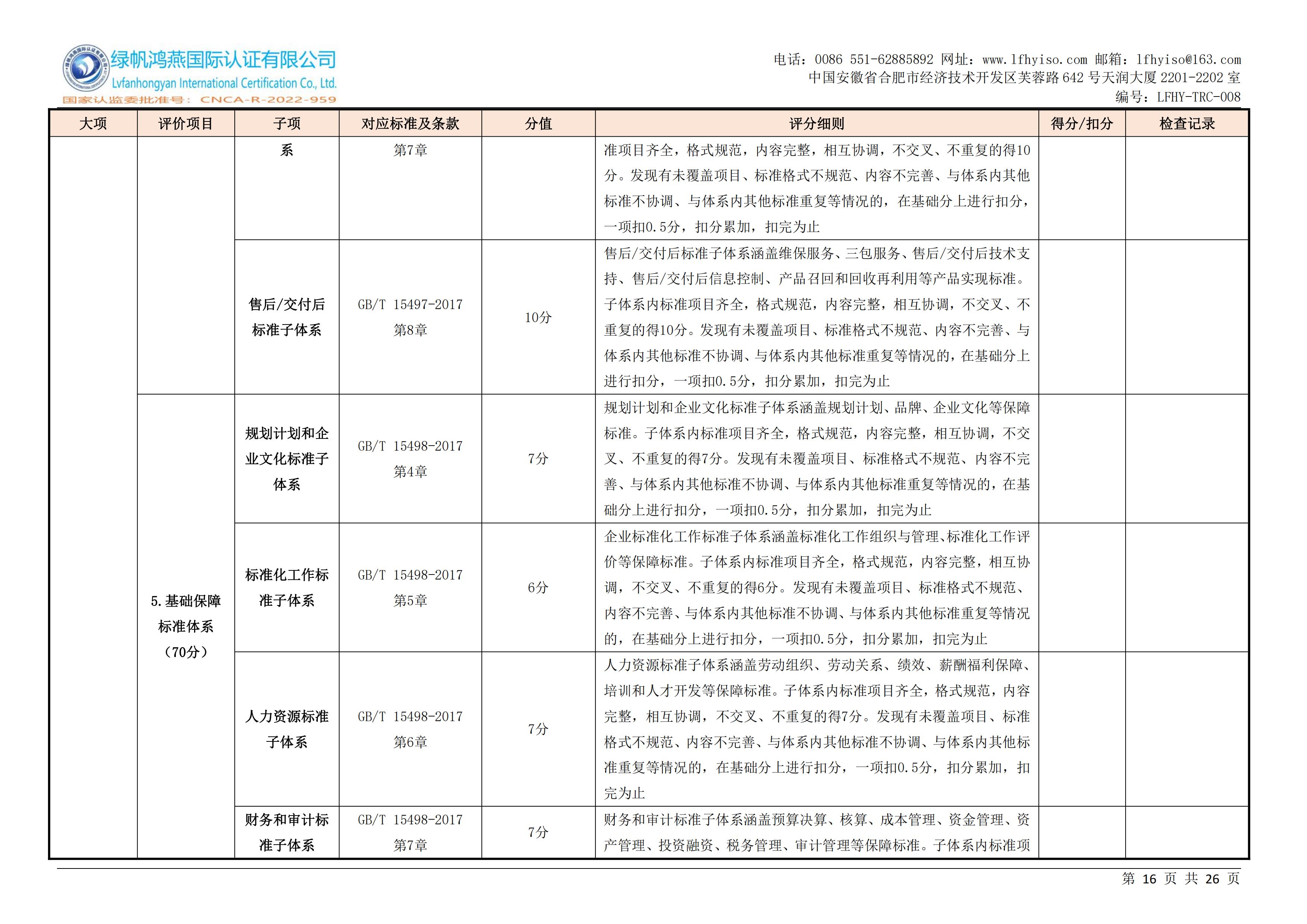 08企业标准化等级、良好行为认证实施规则LFHY-TRC-008【20240630A0版】_15